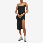 Joah Brown Women's Strappy Slit Midi Dress in Black
