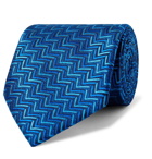 Charvet - 7.5cm Silk-Jacquard Tie - Blue