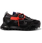 Off-White - Odsy-1000 Suede, Mesh, Leather and Rubber Sneakers - Black