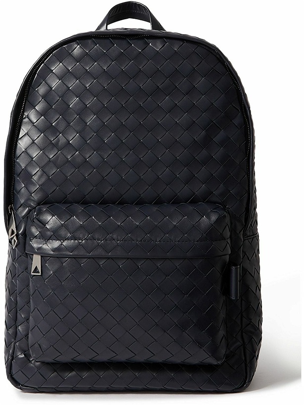 Photo: Bottega Veneta - Avenue Intrecciato Leather Backpack