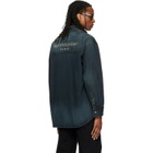 WOOYOUNGMI Blue Back Logo Denim Shirt