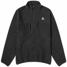 Nike Men's Acg Arctic Wolf Full Zip Fleece in Black/Anthracite/Summit White