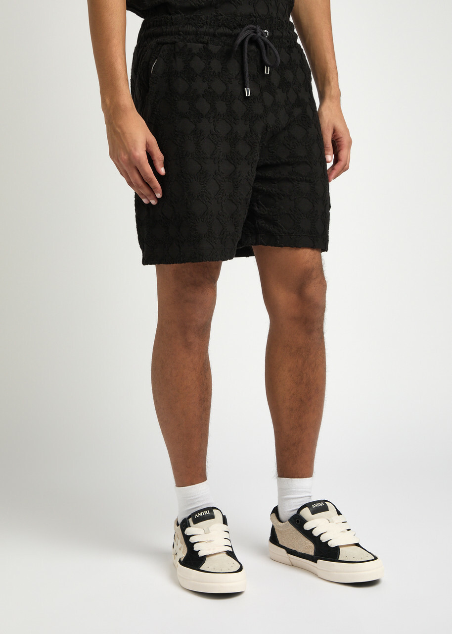 Amiri MA Quad Jacquard Cotton-blend Shorts Black Amiri