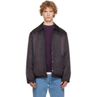 Dries Van Noten Brown & Blue Printed Jacket