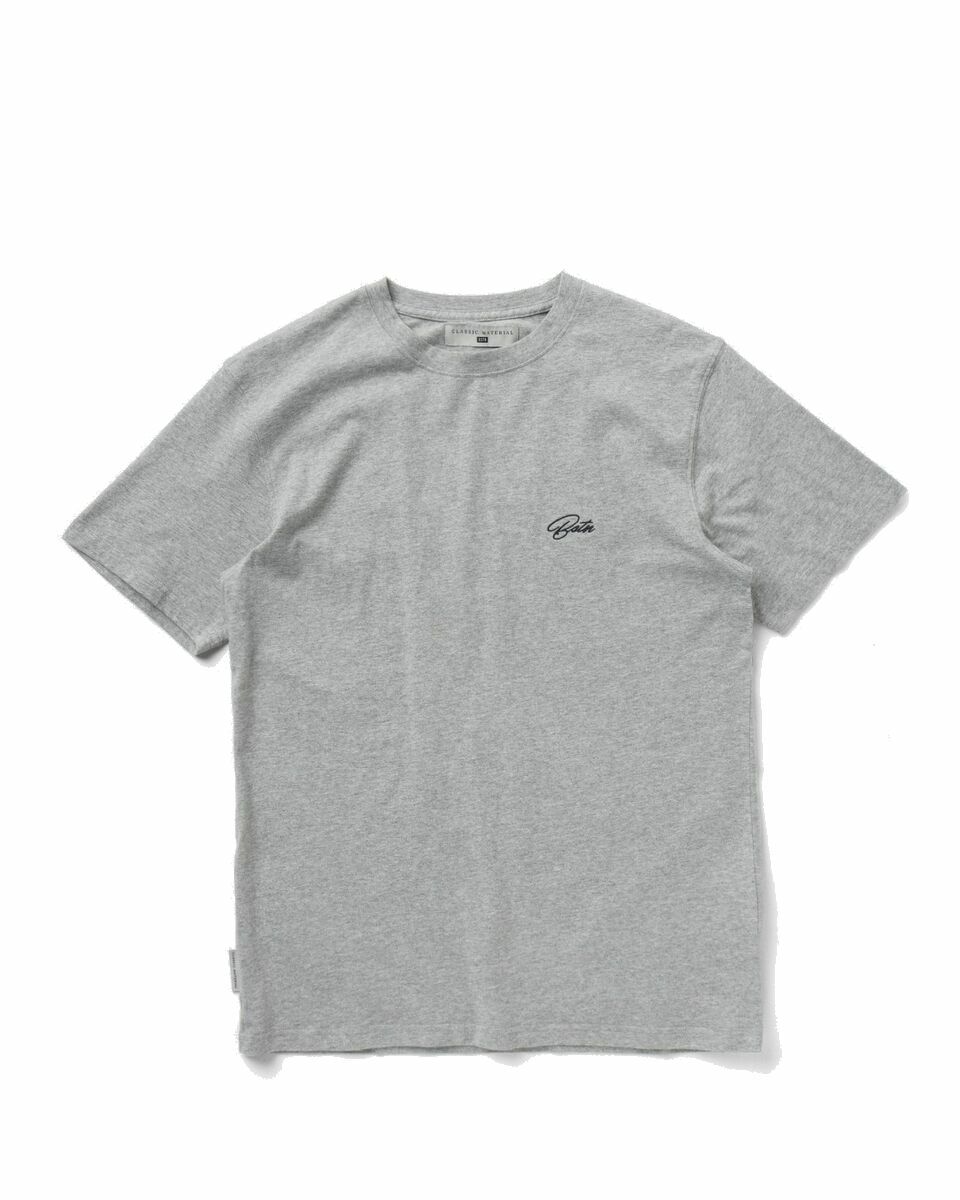 Photo: Bstn Brand Classic Material Tee Grey - Mens - Shortsleeves