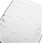 Linley - Fish-Etched Crystal Red Wine Glass - Neutrals