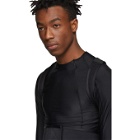 GmbH Black Recycled AHU Suspender Long Sleeve T-Shirt
