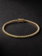 KOLOURS JEWELRY - Spectra Gold Diamond Tennis Bracelet - Green