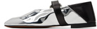 Wales Bonner Silver Glide Ballerina Flats
