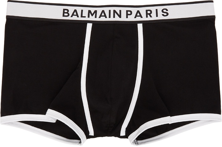 Photo: Balmain Black & White Logo Boxers