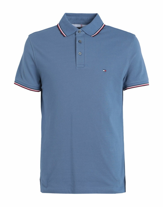 Photo: Tommy Hilfiger Mens Polo shirt Slate in Blue