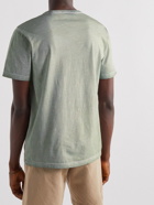 Mr P. - Cold-Dyed Organic Cotton-Jersey T-Shirt - Green