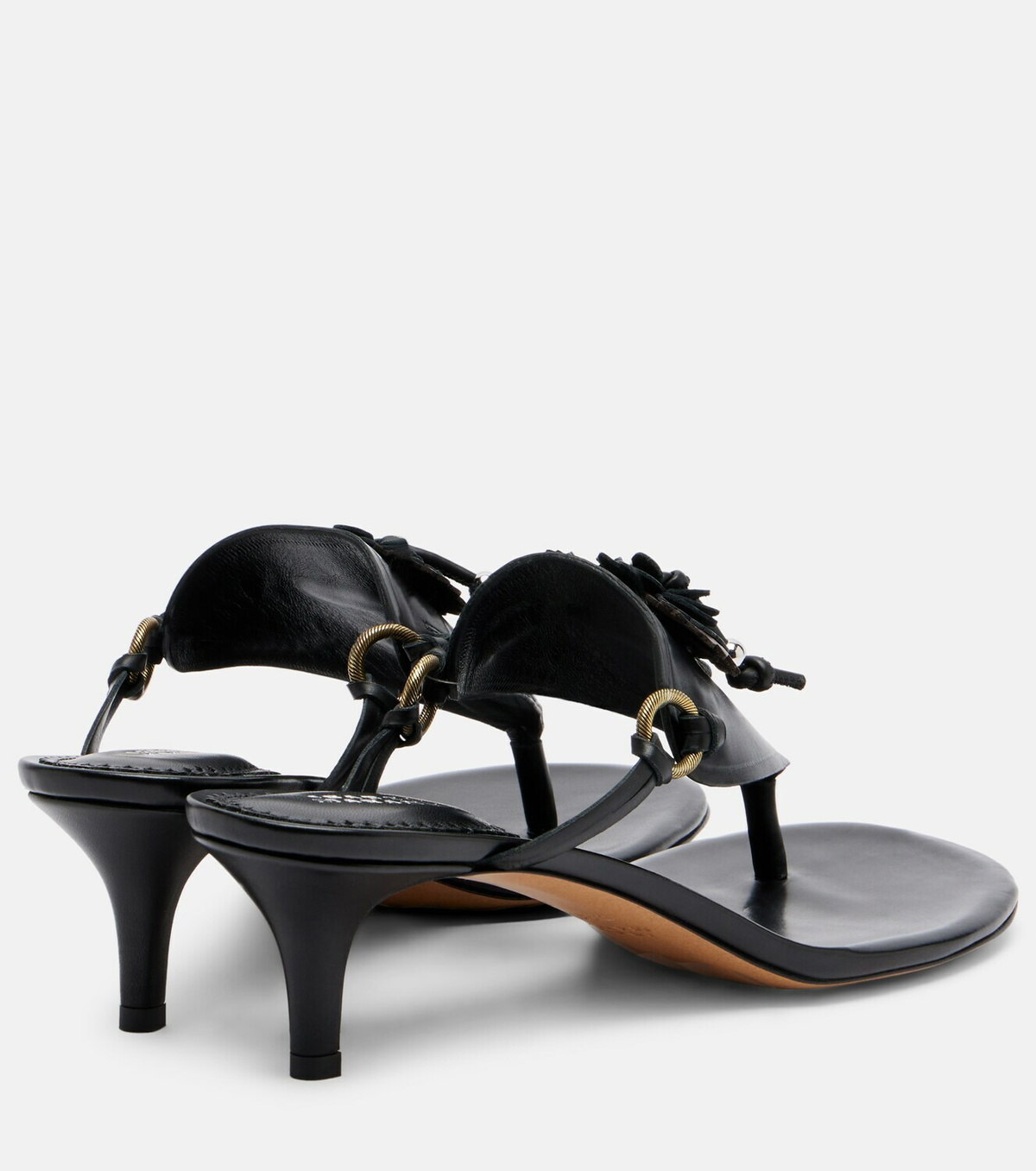 Isabel Marant Ekyne embellished leather thong sandals