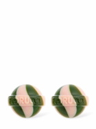 FIORUCCI Striped Mini Lollipop Earrings