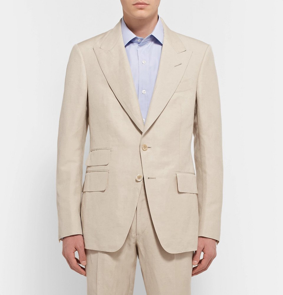 TOM FORD Cotton and Silk-Blend Suit Jacket for Men