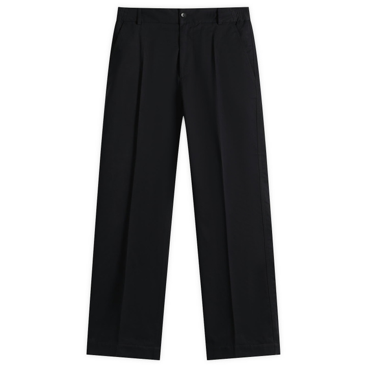 Photo: Moncler Men's Cotton Moleskin Trousers in Black
