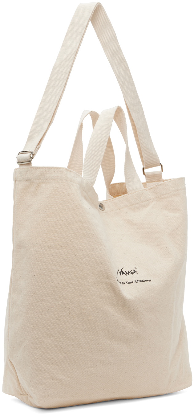 NANGA Off-White 2-Way Tote