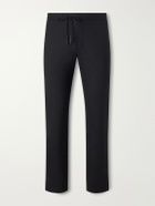 Maison Margiela - Straight-Leg Drawstring Virgin Wool Trousers - Black