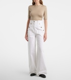 Max Mara High-rise wide-leg jeans