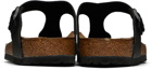 Birkenstock Black Regular Gizeh Sandals