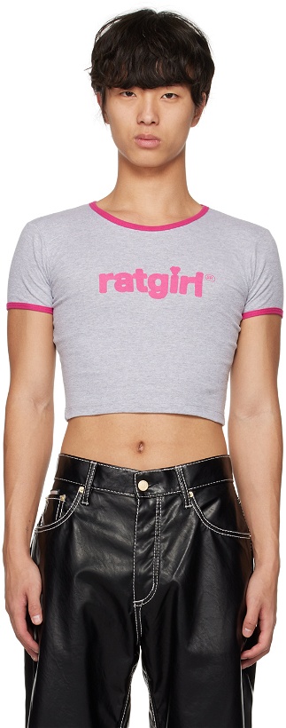 Photo: Stray Rats Gray 'Ratgirl' T-Shirt