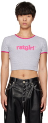 Stray Rats Gray 'Ratgirl' T-Shirt