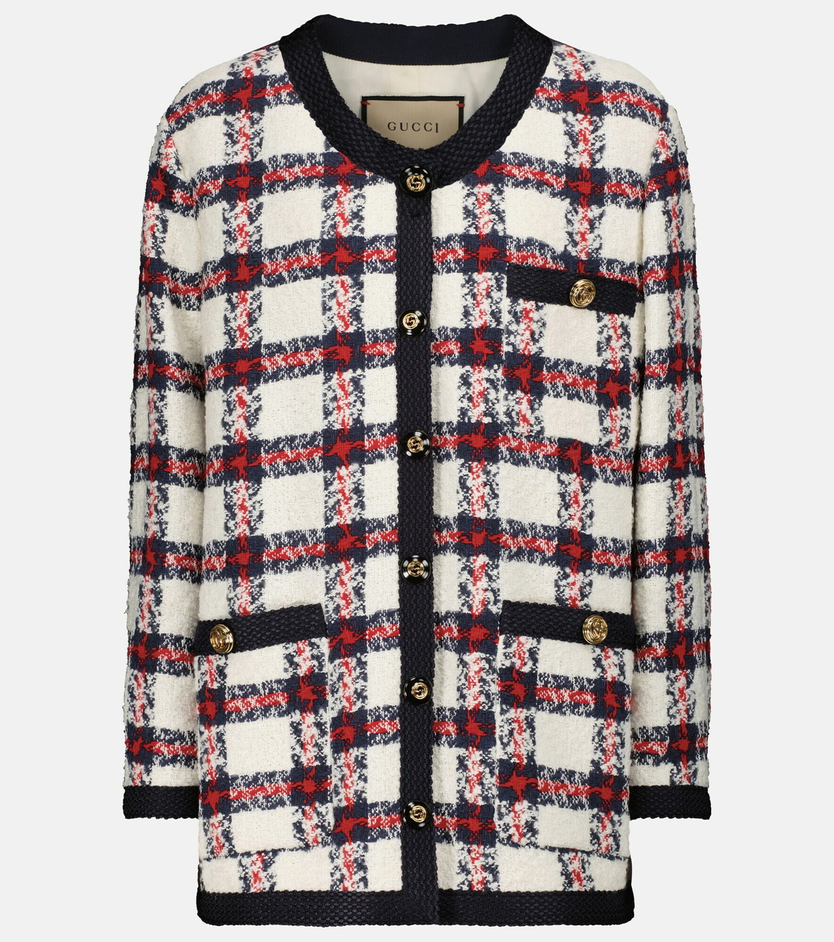 Gucci - Checked tweed jacket Gucci