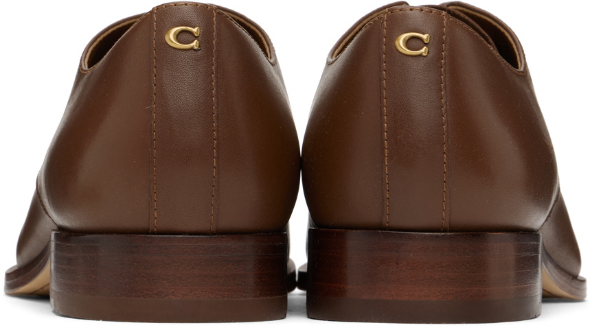Coach 1941 Brown Sculpted Derbys