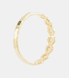 Octavia Elizabeth Edith 18kt gold hoop earrings with diamonds