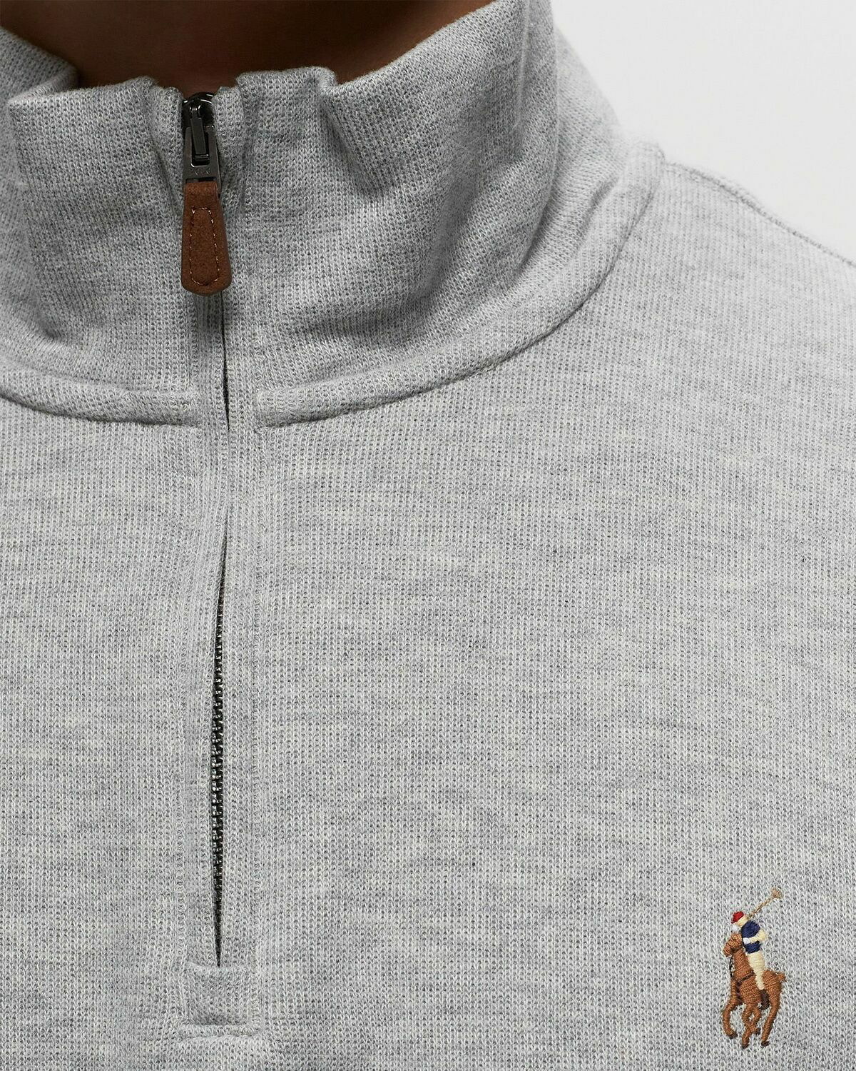 Polo Ralph Lauren Lshzm1 Long Sleeve Knit Grey Pullovers