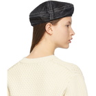 Maison Michel Black Denim New Billy Hat