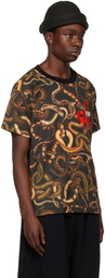 LU'U DAN Black Snake Oversized Concert T-Shirt