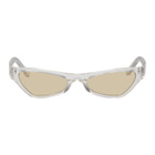 NOR Transparent and Orange Venus Sunglasses