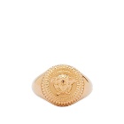 Versace Women's Medusa Head Signet Ring in Gold