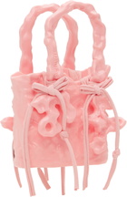Ottolinger Pink Knotted Signature Ceramic Bag