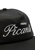 Picante Fratelli Logo-embroidered Cotton cap - Black - One Size