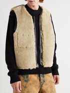 Our Legacy - Reversible Shearling Gilet - Green