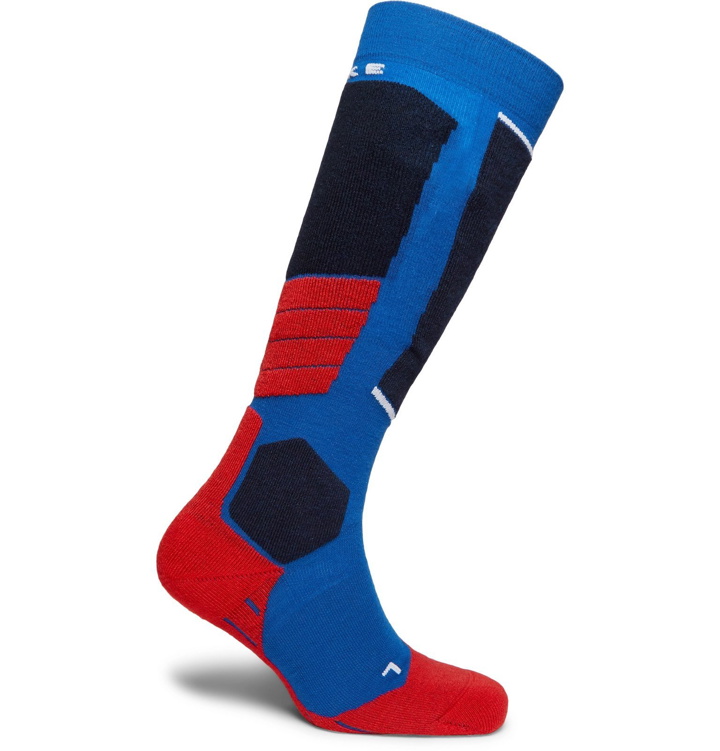 Photo: FALKE Ergonomic Sport System - SK2 Stretch-Knit Ski Socks - Blue