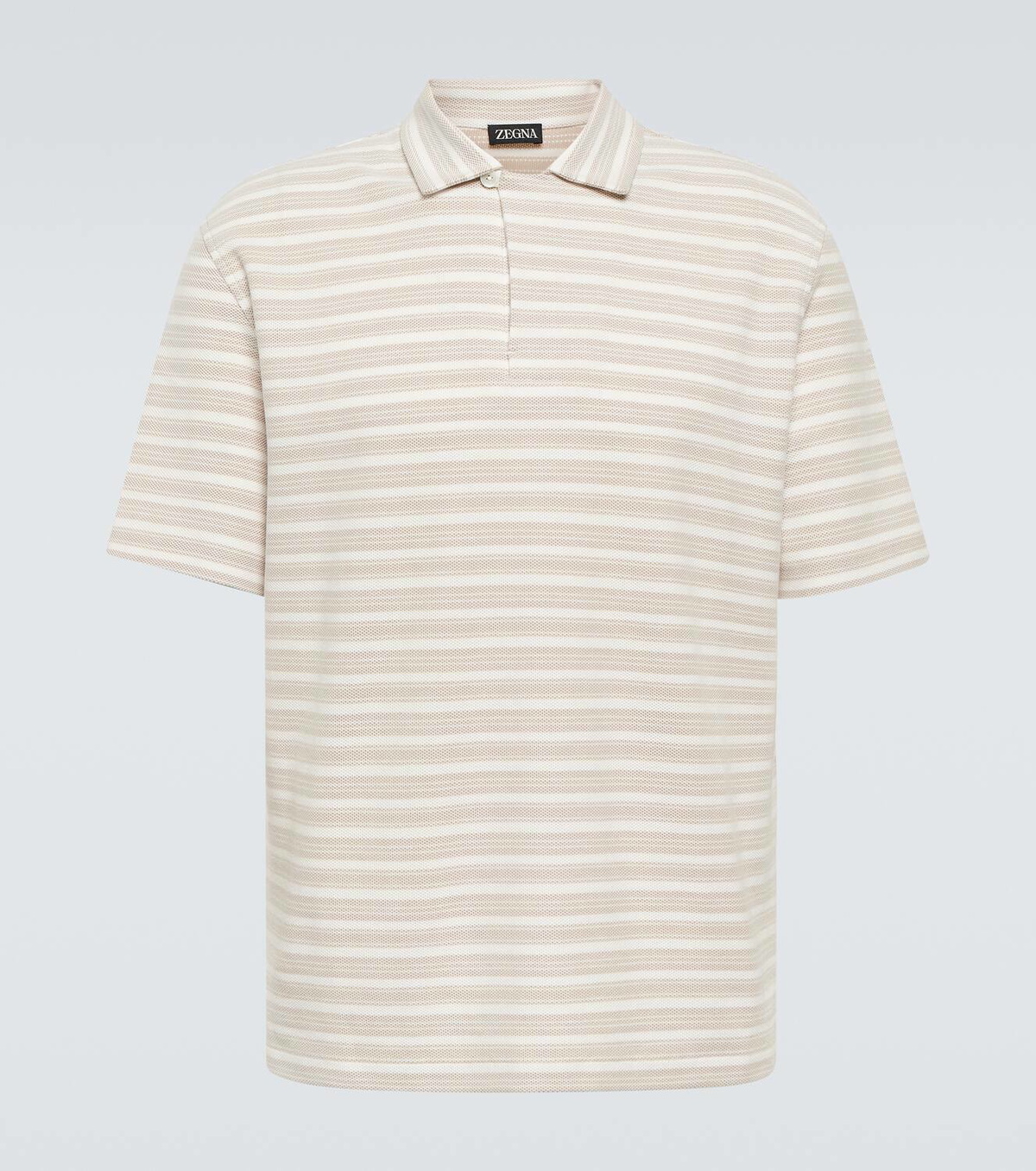 Zegna - Man - Blue - Polo Shirt main image 1