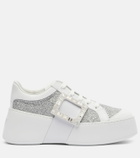 Roger Vivier Viv' Skate embellished sneakers