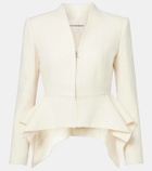 Roland Mouret Peplum bouclé jacket