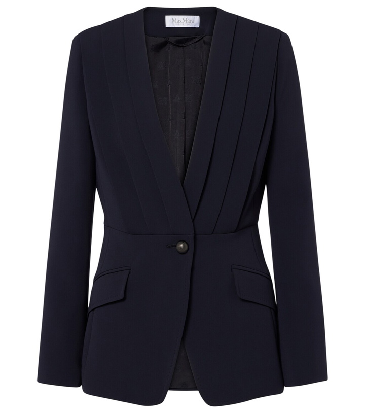Photo: Max Mara Pleated cady blazer