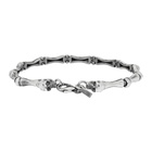 Emanuele Bicocchi Silver Bone Bracelet