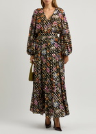 Borgo DE Nor Stellan Fil-coupé Floral-print Chiffon top Multicoloured