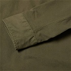 C.P. Company Men's Patch Logo Zip Overshirt in Stone Grey