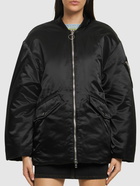 STAND STUDIO - Prim Satin Twill Bomber Jacket