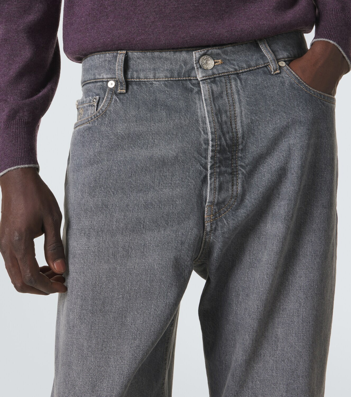 Brunello Cucinelli Mid-rise straight jeans