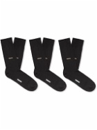 Missoni - Three-Pack Cotton-Blend Socks - Black