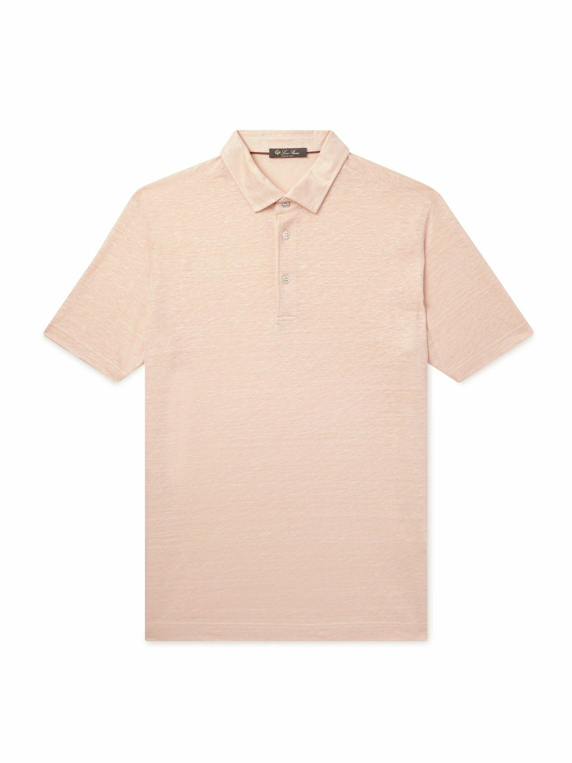 Loro Piana - Linen Polo Shirt - Orange