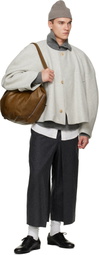 Hed Mayner Gray Herringbone Coat